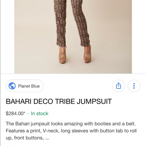 SAM & LAVI bahari deco tribe jumpsuit - Picture 4 of 6